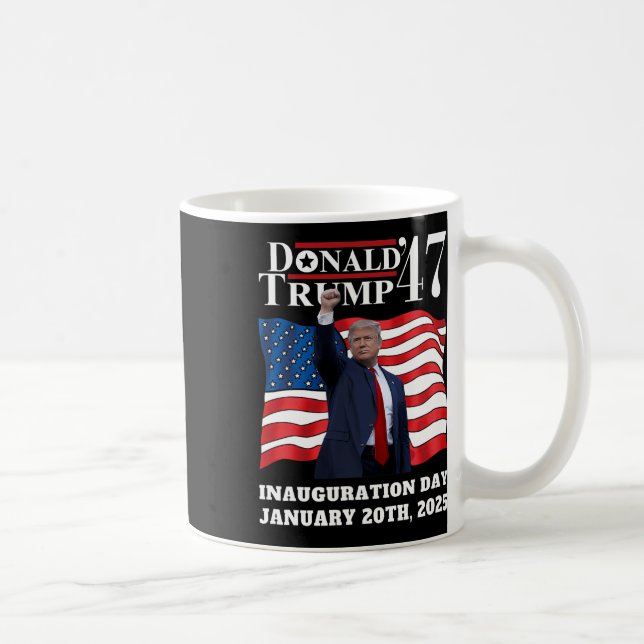 Taza De Café La toma de mando del presidente Donald Trump (Derecha)