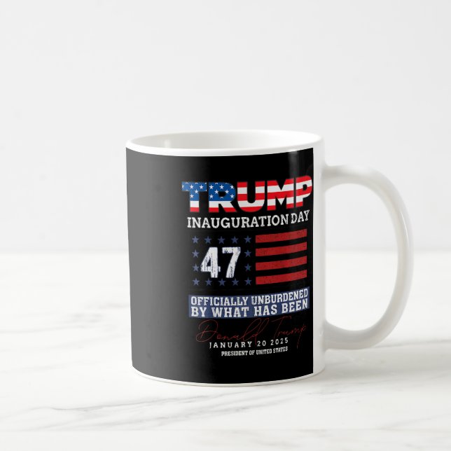 Taza De Café La toma de mando del presidente Donald Trump en 20 (Derecha)