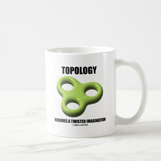 Taza De Café La topología requiere una imaginación torcida (el (Derecha)