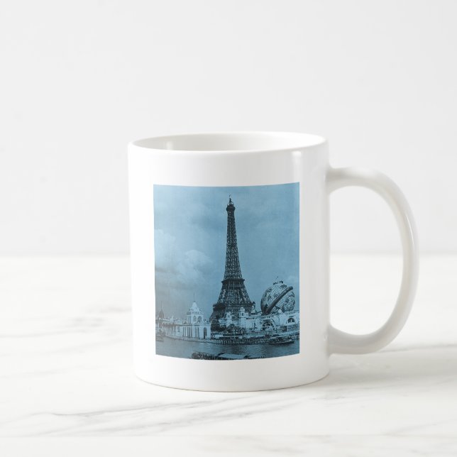 Taza De Café La torre Eiffel del Sena París 1900 (Derecha)