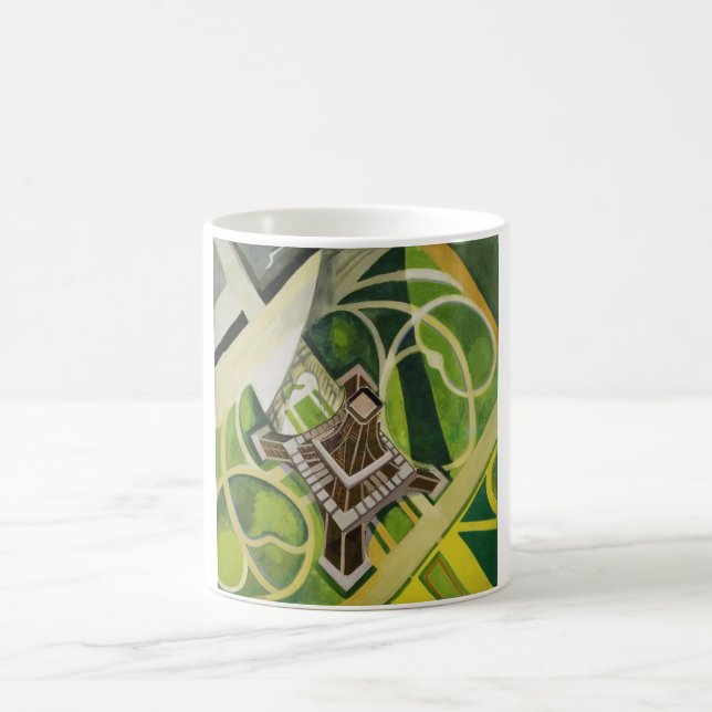 Taza De Café La Torre Eiffel (por Robert Delaunay) (Centro)