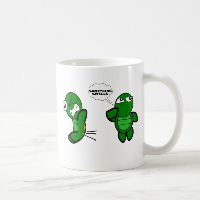 Taza De Café La tortuga Fart (Derecha)