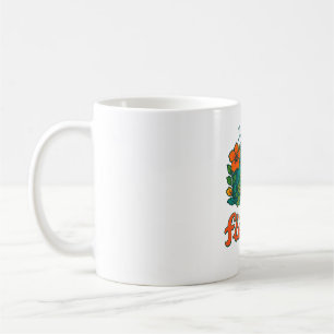 Taza De Café La tortuga retro divertida sí es verano