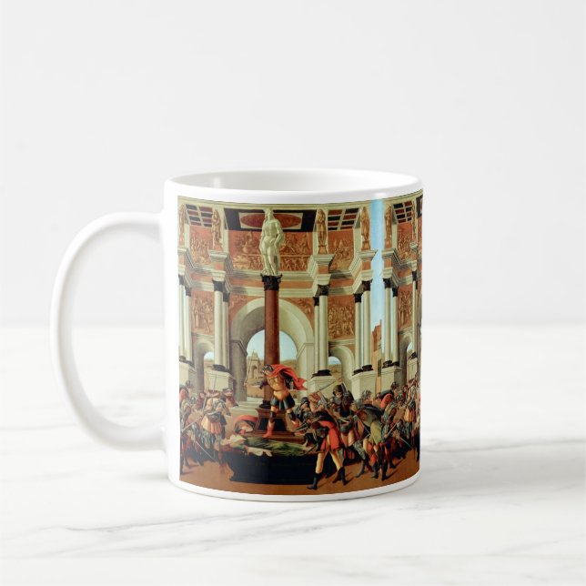 Taza De Café La tragedia de Lucretia por Sandro Botticelli (Izquierda)