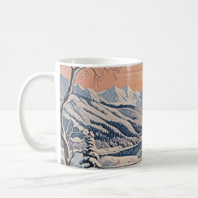 Taza De Café La tranquilidad del invierno (Izquierda)