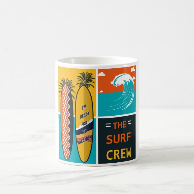Taza De Café La tripulación de surf (Centro)