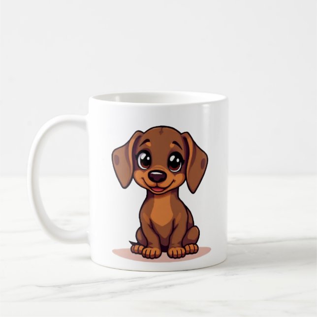 Taza De Café La tumba de Dachshund (Izquierda)