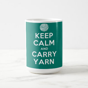 Taza De Café La turquesa mantiene tranquilo y lleva el hilado