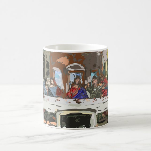 Taza De Café La última cena: Jesús y sus discípulos (Centro)