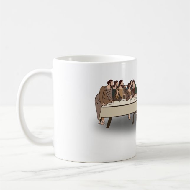 Taza De Café La última cena - Pascua cristiana (Izquierda)