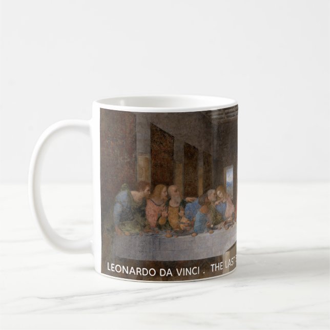 Taza De Café La última postal de la cena Leonardo Da Vinci (Izquierda)