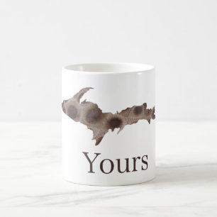Taza De Café La UP, el humor del norte de Michigan, el suyo