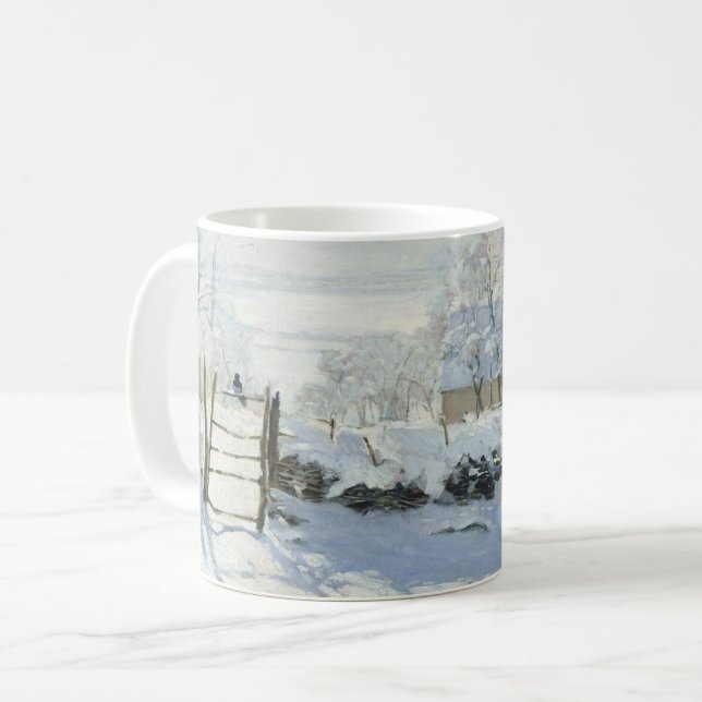 Taza De Café La urraca de Claude Monet (Anverso izquierdo)