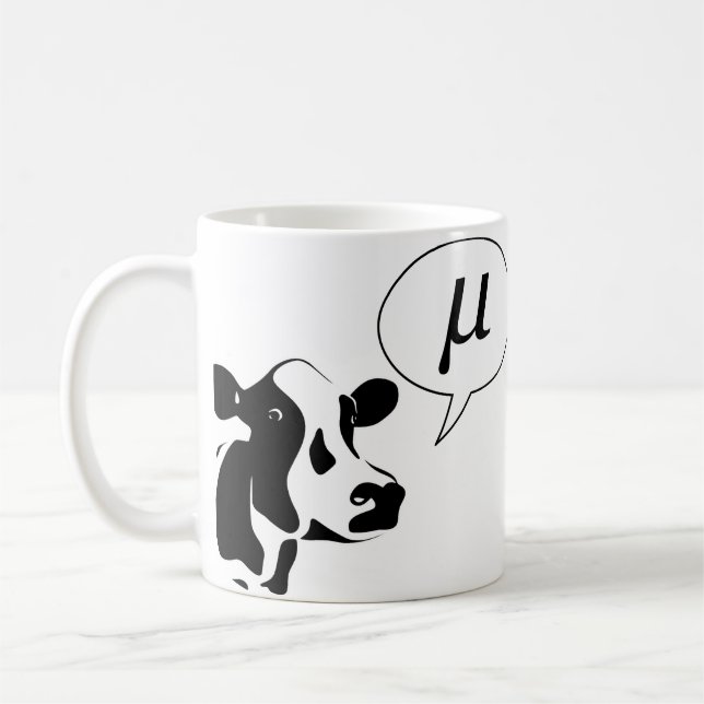 Taza De Café La vaca científica va MU (Izquierda)