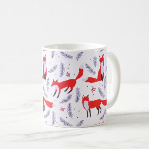 Taza De Café La vegetación forestal de Woodland Sonriente