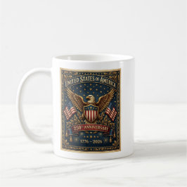 Taza De Café La versión 1 del 250 aniversario de América