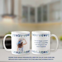 Taza De Café La versión futura de mi texto/presupuesto personal