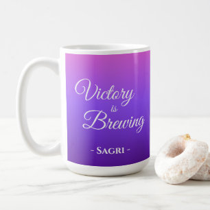 Taza De Café La victoria se está convirtiendo en un cristiano m