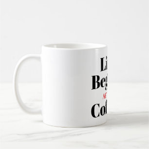 Taza De Café La vida comienza después de la tipografía de café 