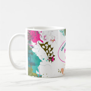 Taza De Café La vida complicada hace arte