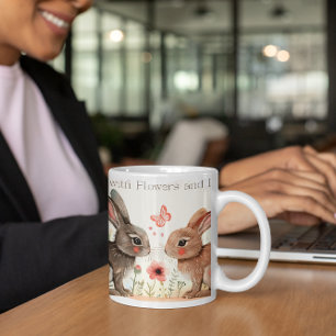 Taza De Café La vida cotidiana es mejor con los conejos