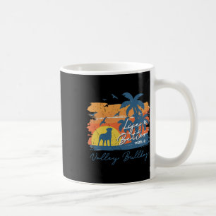 Taza De Café La vida de bulldog es mejor usar el atardecer