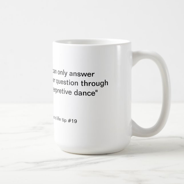 Taza De Café La vida de Nakor inclina danza interpretativa (Derecha)