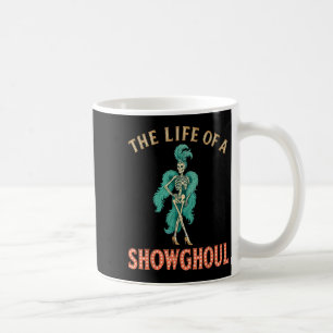 Taza De Café La Vida De Un Show Skele Retro Showghoul
