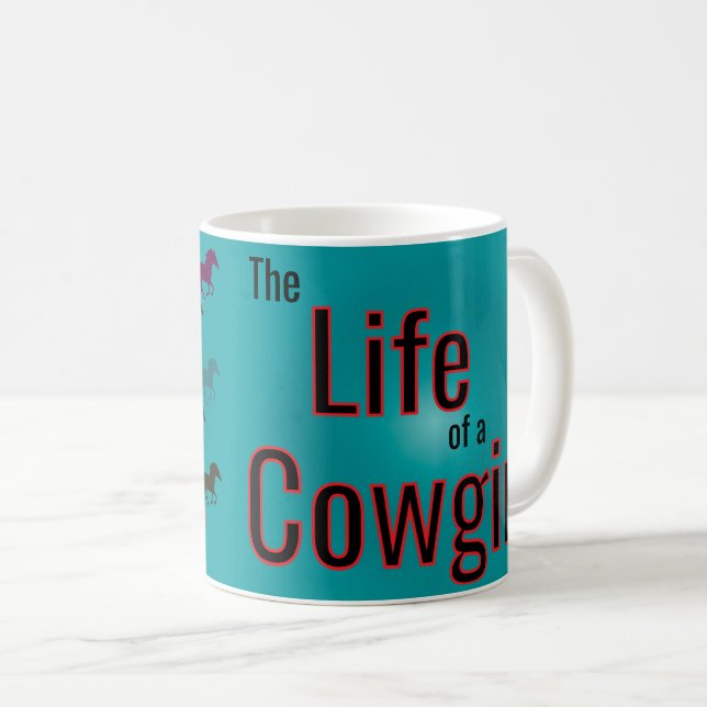 Taza De Café La vida de una niña de vaca (Anverso derecho)