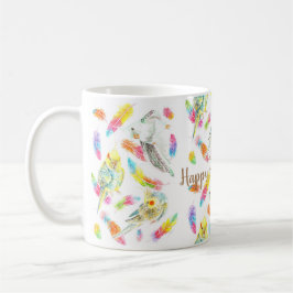Taza De Café La vida del cockatiel feliz