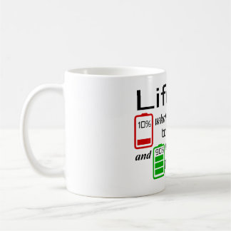 Taza De Café La vida es 10% lo que te pasa Mug
