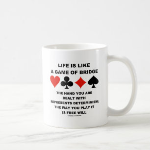 Taza De Café La vida es como el juego del libre albedrío del