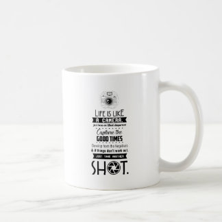 Taza De Café La vida es como una cámara