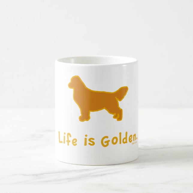 Taza De Café La vida es de oro (Centro)