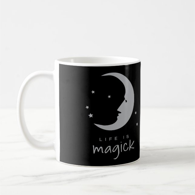 Taza De Café La Vida Es Magick (Izquierda)