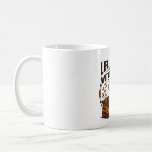 Taza De Café La vida es mejor con perros