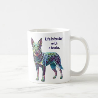 Taza De Café La vida es mejor con un Heeler