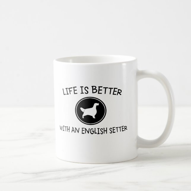 Taza De Café La vida es mejor con un inglés (Derecha)