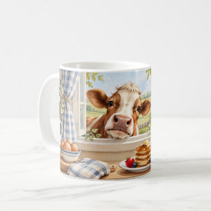 Taza De Café La vida es mejor con vacas curiosas
