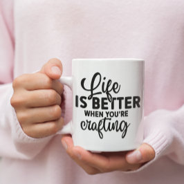 Taza De Café La vida es mejor cuando estás escribiendo