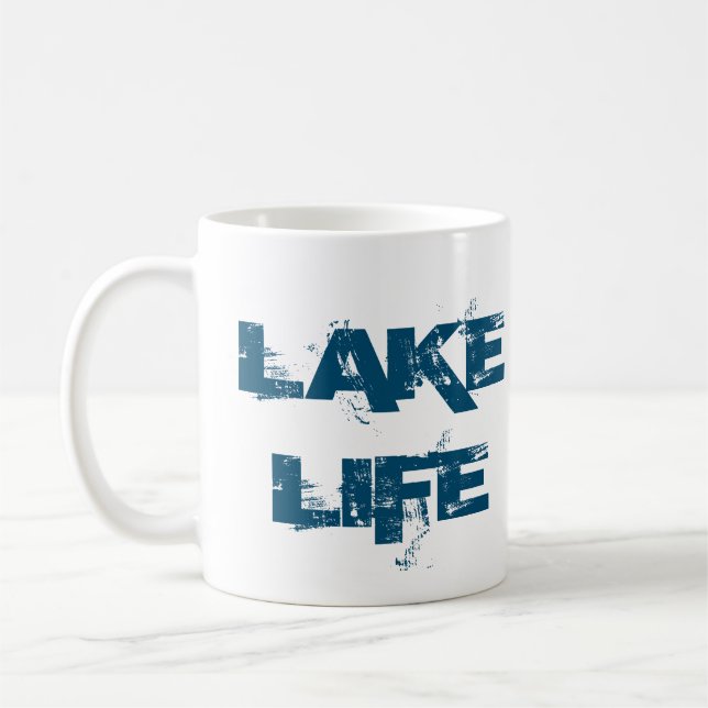 Taza De Café La vida es mejor en el lago (Izquierda)