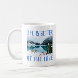 Taza De Café La vida es mejor en el lago