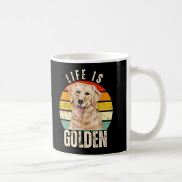 Taza De Café La Vida Es Oro - Golden Retriever Lover