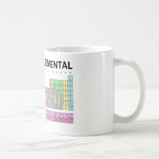 Taza De Café La vida es tan elemental (la tabla de elementos