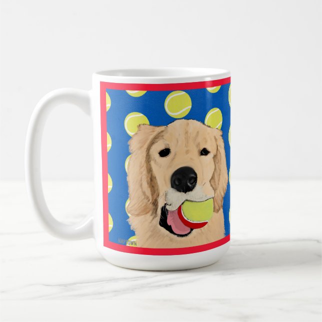 Taza De Café La vida es un cerdo amarillo globo (Izquierda)