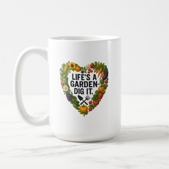 Taza De Café La vida es un jardín (Izquierda)