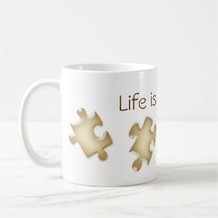 Taza De Café La vida es un puzzle Mug