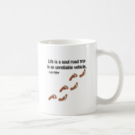Taza De Café La vida es un viaje por carretera en un vehículo p