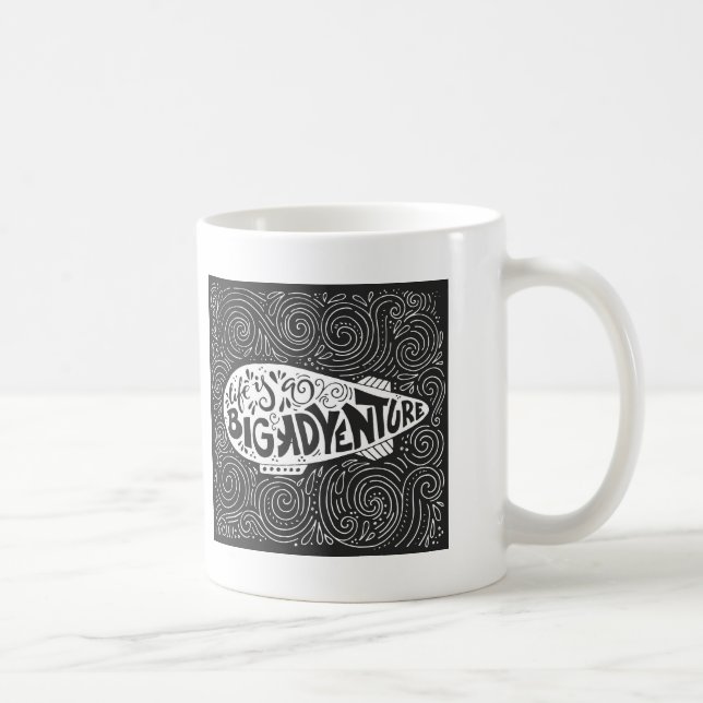 Taza De Café La vida es una aventura grande (Derecha)