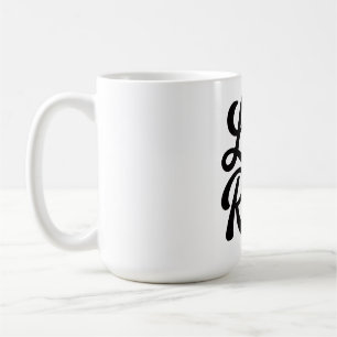 Taza De Café La vida es una carrera Vinilo cortado personalizad